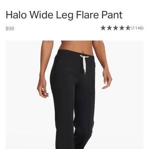 VUORI  Halo wide leg pant size S